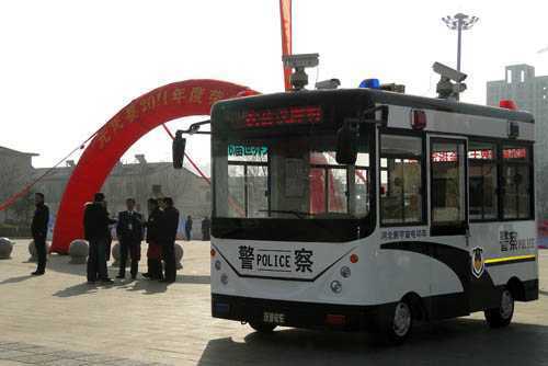 躍迪流動警務室助力元氏人代會議勝利召開