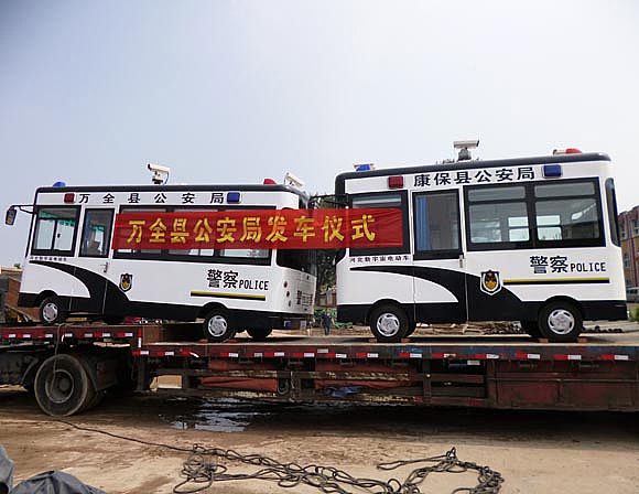 萬全縣公安局發車儀式