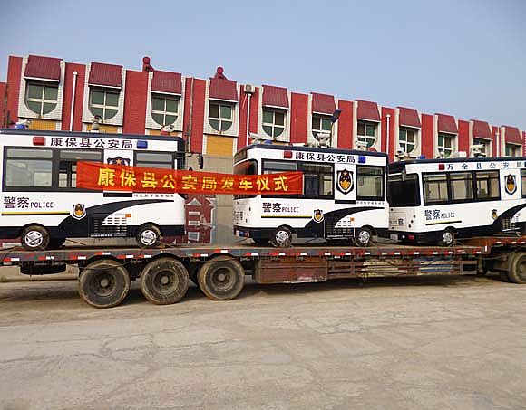 康保縣公安局發車儀式