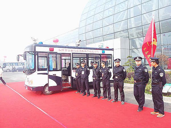 阜陽經濟技術開發(fā)區(qū)分局接車儀式