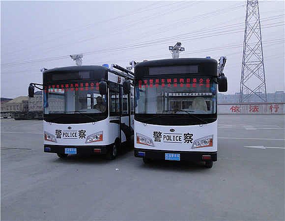 正定聯合執法大隊警務室發車儀式