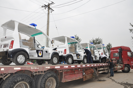山西電動巡邏車發車，“牽走”稷山縣居民煩惱