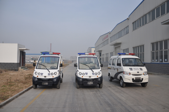 躍迪電動巡邏車發車河北深州，治安與環保共存