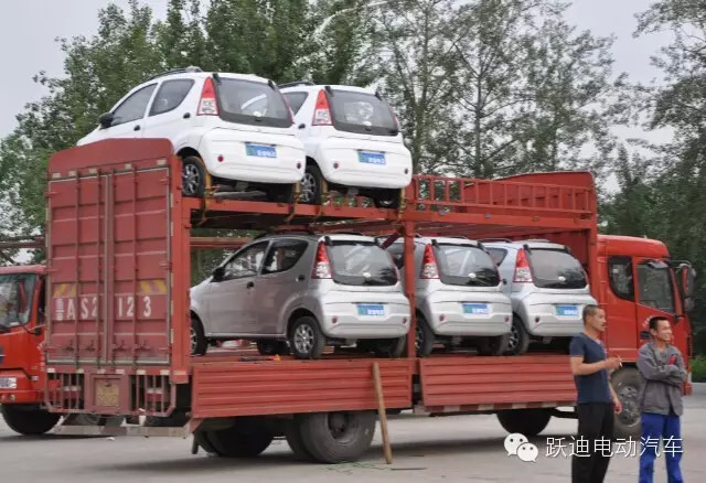 躍迪電動汽車，總裝下線發車湖南