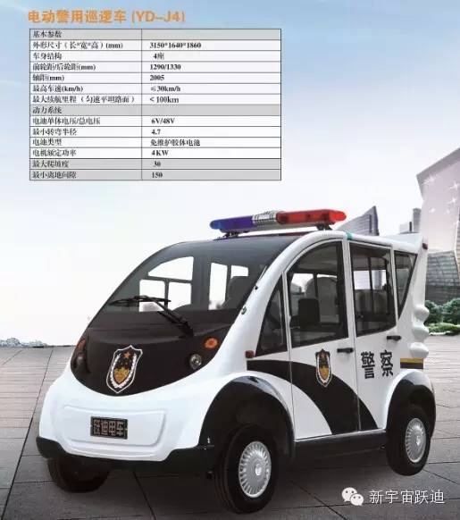 巡邏車,電動巡邏車