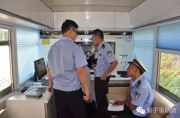 北京市56輛躍迪移動警務室全天候執勤，為大閱兵保駕護航（三）