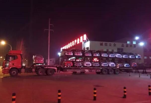 躍迪電動汽車批量發車湖南—迎接春的腳步