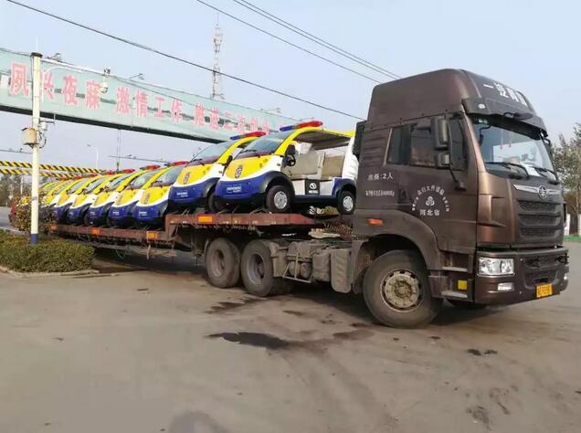 沖出國門|躍迪警用巡邏車發往南美洲