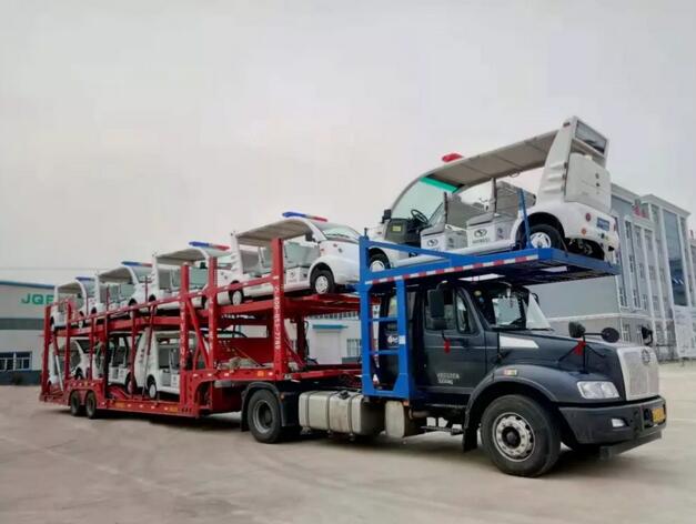 躍迪電動巡邏車批量發往湖北助力當地食藥巡查執法