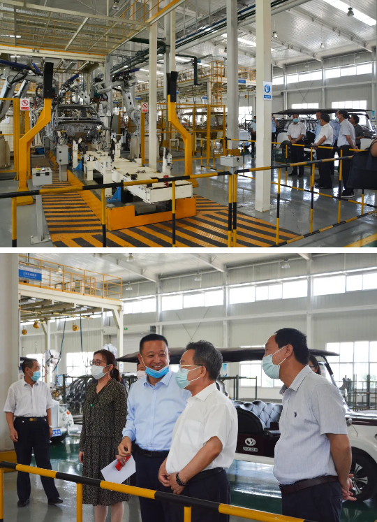 石家莊市政協副主席閆純鍇到躍迪集團調研