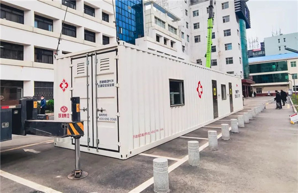 及時部署、快速檢測——躍迪移動PCR核酸檢測方艙在行動