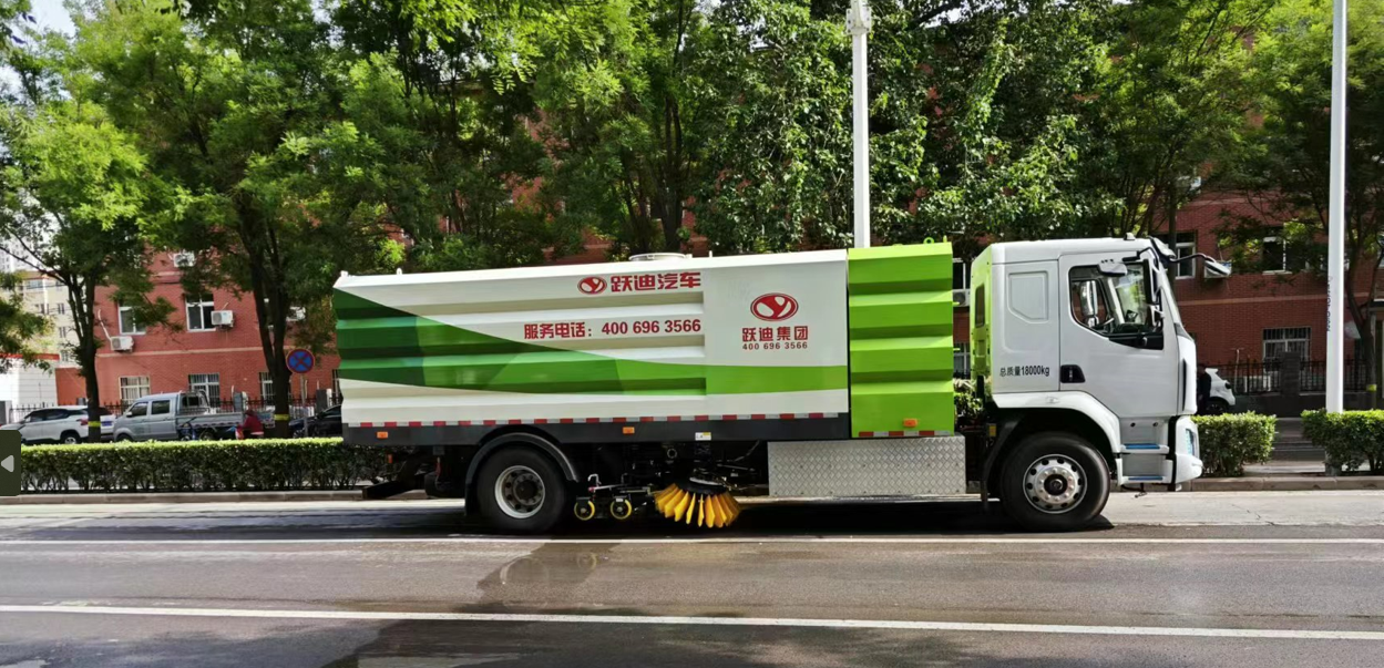 低碳環保 綠色節能 | 躍迪純電動環衛車助力城市清潔