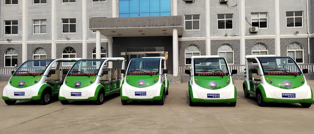 零排放 低噪音丨躍迪集團新能源觀光車發往江蘇
