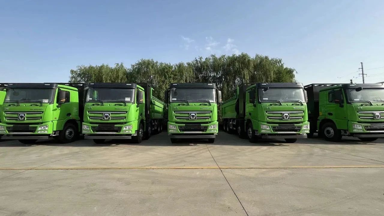 零污染、零排放--躍迪集團(tuán)新能源自卸渣土車